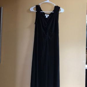 ANN TAYLOR LOFT Black Sleeveless Dress Size 4
